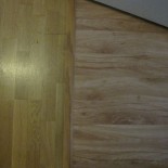 Carpet or laminate flooring in living room
