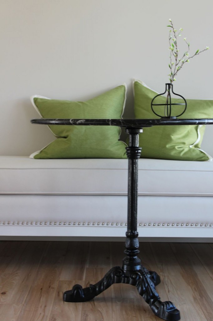 Sneak Peek of my Kitchen Banquette