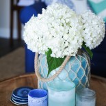coffee table vignette