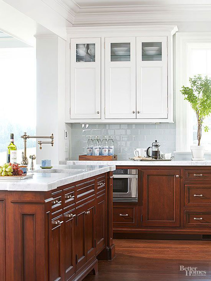 black lower kitchen cabinets open shelving woodlowerswhiteupperskitchen ask maria about kitchen cabinet uppers and lowers in different black lower kitchen cabinets open shelving woodlowerswhiteupperskitchen ask maria about kitchen cabinet uppers and lowers in different